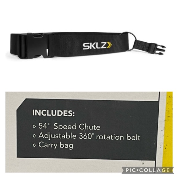 SKLZ Speed Chute Resistance Sprint Trainer 54” - Picture 8 of 9